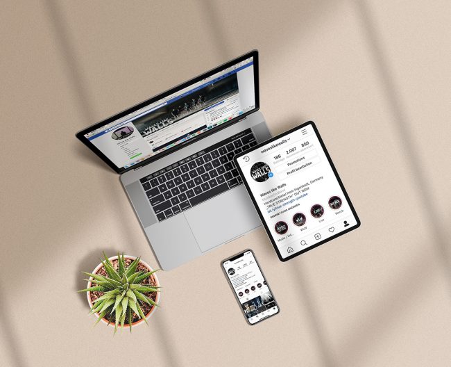 Waves Like Walls Instagram Facebook