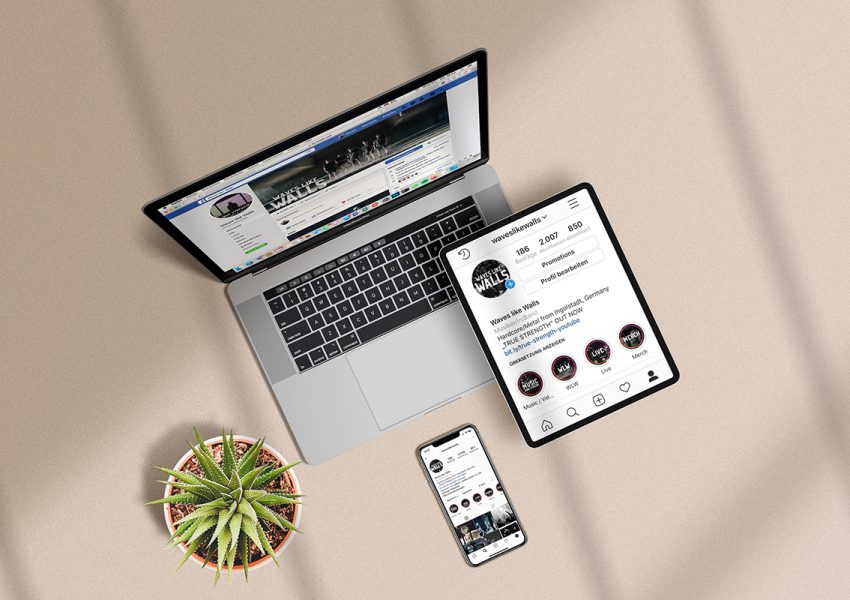 Waves Like Walls Instagram Facebook