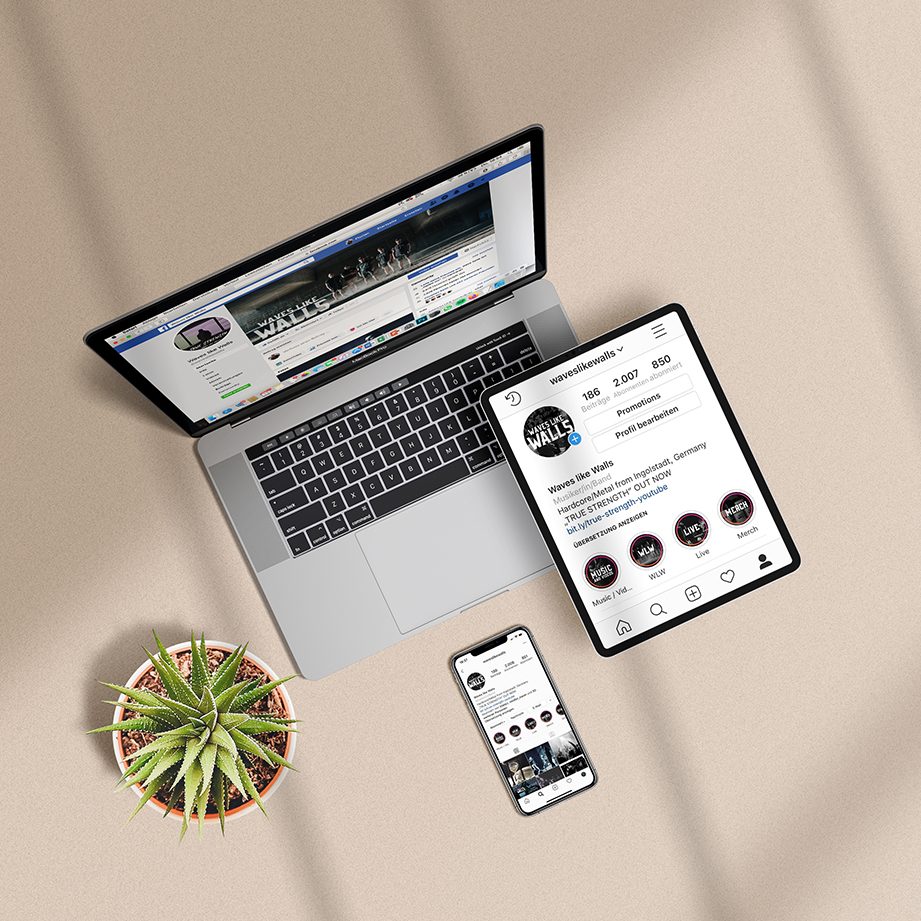 Waves Like Walls Instagram Facebook